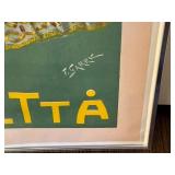 DR - La Yetta Belly Dancer Poster - Framed - Circa 1901