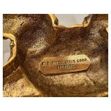 Barry Kieselstein-Cord Sterling Toad Belt Buckle on Black Leather Belt