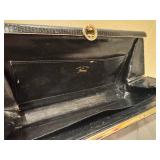 Gucci Leather Clutch - Black Crocodile-Embossed, Made in Italy