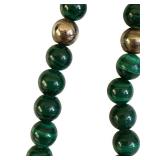 Malachite Beaded Necklaces