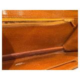 Louis Vuitton Foldover Monogram Clutch - Brown Canvas, Cognac Leather Trim