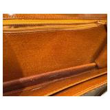 Louis Vuitton Foldover Monogram Clutch - Brown Canvas, Cognac Leather Trim