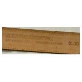 C5 - Barry Kieselstein-Cord Sterling Silver Celestial Sun Belt Buckle on Genuine Leather Belt