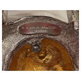 C5 - Barry Kieselstein-Cord Sterling Silver Celestial Sun Belt Buckle on Genuine Leather Belt