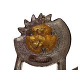 C5 - Barry Kieselstein-Cord Sterling Silver Celestial Sun Belt Buckle on Genuine Leather Belt