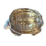 Baccarat Crystal Turtle Paperweight - 3.5 in Long