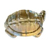 Baccarat Crystal Turtle Paperweight - 3.5 in Long