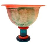Kosta Boda CanCan Kjell Engman - Hand-Blown Footed Compote Bowl