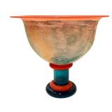 Kosta Boda CanCan Kjell Engman - Hand-Blown Footed Compote Bowl