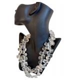 Two-Strand Clear Quartz Necklace