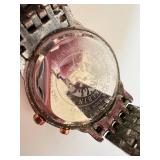 Anne Klein New York Moon Phase Watch - Two-Tone Stainless Steel with Crystal Bezel