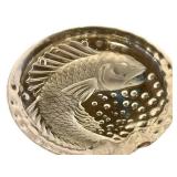 Lalique Concarneau Koi Fish Crystal Ashtray