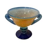 Handblown Art Glass Bowl - Kosta Boda Style, Unmarked