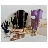 Assorted Gold-Tone Fashion Jewelry - Bracelets & Necklaces