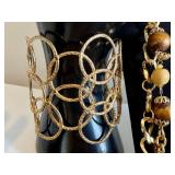 Assorted Gold-Tone Fashion Jewelry - Bracelets & Necklaces