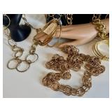 Assorted Gold-Tone Fashion Jewelry - Bracelets & Necklaces
