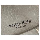 Kosta Boda Kaboka Glass Charger - Ulrica Hydman-Vallien - Signed