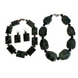 Kambamba Jasper Beaded Necklaces & Earrings -