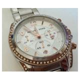 Michael Kors Chronograph Watch - Silver Stainless Steel, Pre-Owned