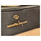 Nanette Lepore Colleen Canvas Triple Section Bucket Crossbody Bag