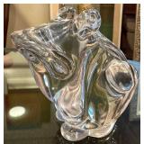 C5 - Murano Frog Glass Sculpture