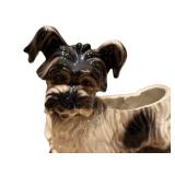 C5 - Terrier Planter - Vintage 1940s Ceramic, Made in Japan