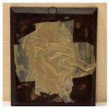 Antique Hand-Painted Portrait - Oval Frame