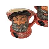 C10 - Royal Doulton John Falstaff Character Jug - Lot of 3