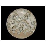 C5 - Intaglio Anton Bubble Paperweights - Clear Hand-Blown Glass, Set of 3