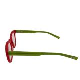 Eye-Bobs Waylaid Reading Glasses - Red Frame, Green Temples
