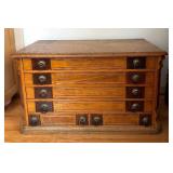 BR1 - Antique Wooden Spool Cabinet