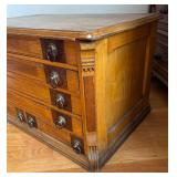BR1 - Antique Wooden Spool Cabinet