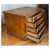 BR1 - Antique Wooden Spool Cabinet