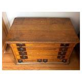 BR1 - Antique Wooden Spool Cabinet