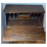BR1 - Antique Wooden Secretary Desk with Drop-Front
