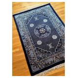 BR2 - Vintage Chinese Peking Wool Rug - Handcrafted 47 x 72 in