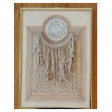 BR2 - Macrame Wall Hanging - Bohemian Handmade Natural Fiber Fringe