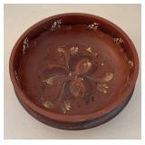BR2 - Rosemaling Plate, Candle Holder & Bowl