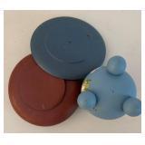 BR2 - Rosemaling Plate, Candle Holder & Bowl