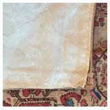 BR2 - Persian/Turkish Patchwork Handwoven Textile Rug 26x28 Inches - Vintage