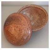 BR2 - Pottery Vases & Trinket Dish  - Hand-thrown Stoneware with Mixed Glazes