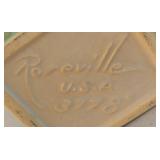 Lovely Vintage Roseville Peony Basket Vase