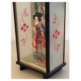 BR2 - Geisha Figurine in Glass Display Case