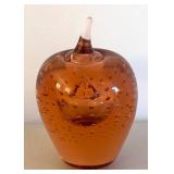 BR2 - Tiffin Controlled Bubble Apple Paperweight