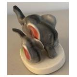 BR2 - Vintage Elephant Figurine - Adult & Baby Pair