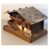 BR2 - Vintage Reuse Swiss musical box - Appenzeller Braut Chalet