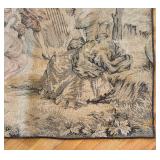 BR2 - Vintage Tapestry - Garden Scene With Figures