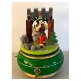 BR2 - Erzgebirge Music Box - Alpine Scene with Hunter and Village