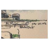 BR2 - High Tower Riser #4 Unframed Print by R. Rapson