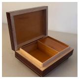 BR2 - Two Inlaid Wooded Trinket Boxes by Reuse and More